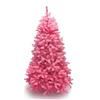 Albero di natale rosa 210 cm addobbo decorazione natalizia per casa negozio hote
