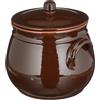 BENEGIAMO PENTOLA TERRACOTTA TEGAME ALTO CON COPERCHIO CM 15 18 21 24