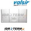 VALSIR PLACCA VALSIR COMANDO 1 PULSANTE MEDUSA BIANCO VS0822001