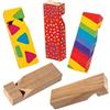 Baker Ross fischietti in legno (Confezione da 5) Perfetto per i bambini per feste di Halloween o regalo di compleanno per ragazzi / ragazze