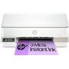 HP Envy 6120e 714L8B, Stampante Multifunzione a Getto d'Inchiostro A4 a Colori, Stampa Fronte e Retro Automatica, Fino a 10 ppm, Wi-Fi, HP Smart, 3 Mesi di Inchiostro Instant Ink Inclusi, Bianca