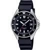 Casio Orologio subacqueo unisex Casio MDV10-1A1 | Quadrante nero 38 mm | Cinturino ...