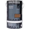 MAKE DESIGNED FOR YOU Resina Materico Epossidica Bicomponente Base Acqua per Pavimenti e Rivestimenti con Effetto Spatolato, Made in Italy, Corteccia di Abete, 2,5L, 2 unità