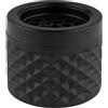 APS 558 - Portacenere in nero opaco, smerigliato, Ø 9,5 cm, altezza 8 cm, con chiusura a baionetta