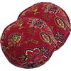 Paoletti Cuscini riempiti in Poliestere Malisa (Twin Pack), Cotone, Melograno