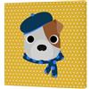 HappyFriday Tela Mr Fox Dogs, multicolore, 27 x 27 cm