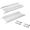 Kit Scolapiatti incasso in metallo per pensili cucina da 60-80-90 cm con staffe
