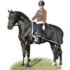 HKM Coperta per cavallo-7810 Coperta per cavallo Nero 155