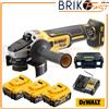 DEWALT DCG405P3-QW 18V 3BATTERIE DA 5AH SMERIGLIATRICE ANGOLARE FLESSIBILE 125MM