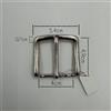 GUIMMER FIBBIA IN OTTONE MASSICCIO (SOLID BRASS) PER CINTURE LARGHE 4CM NICKEL FREE