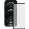 KSIX smart your tech Pellicola proteggi schermo per iPhone 14, vetro temperato, doppio adesivo schermo e bordi, bordo nero
