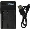 vhbw Caricabatterie USB per Canon serie MV MV650i MV700 MV600i MV630i 8,4V 43,5