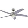 Westinghouse Ventilatore Soffitto con Luce e Telecomando Westinghouse Bendan Argento 132 CM