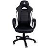NACON PCCH-350 Sedia per gaming universale Seduta imbottita Nero, Bianco