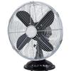 Smartway Ventilatore da tavolo in metallo Nero Ottone