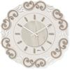 Orologio da parete d.50 cm moderno in legno rovere taglio laser AB027