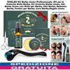 Kit Barba Uomo Professionale, Kit per la Crescita Della Barba,Rullo Olio Balsamo