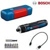 BOSCH GO AVVITATORE A BATTERIA RICARICABILE 3,6V CON BIT 1/4