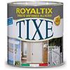 TIXE Royaltix Smalto all'Acqua Uretanico, Bianco Opaco 2.5 Lt | Vernice all'Acqua Monocomponente per Interni ed Esterni | Vernice per Legno, Ferro e Superfici Difficili