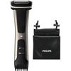 Philips Depilatore Corpo Da Uomo Testina 4D Philips Bodygroom 7000 80 Min Nero BG7025 15