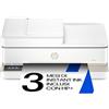 HP Envy 6520e 714N9B, Stampante Multifunzione a Getto d'Inchiostro A4 a Colori, Stampa Fronte e Retro Automatica, Fino a 10 ppm, Wi-Fi, ADF, Fax, 3 Mesi di Inchiostro Instant Ink Inclusi, Portobello