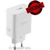 OPPO CARICABATTERIE RICAMBIO ORIGINALE USB VCB8JAEH SUPERVOOC 80W WHITE 793985A
