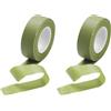Knorr Prandell Gütermann 2412489 - Nastro crespato 24mm, Colore: Oliva (Confezione da 2)
