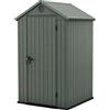 keter Casetta Da Giardino In Resina 125,8x117x205H Cm Darwin 4x4 Verde Keter