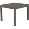 Cosma TAVOLO ALLUNGABILE 90/180x90 DA ESTERNO GIARDINO ALLUMINIO MARRONE MOD. HAWAII