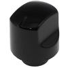 Whirlpool Philips Manopola FUOCHI GAS NERA PIANI VALUE per piano cottura C00084017 Hotpoint