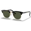 RAY-BAN OCCHIALI DA SOLE RAY BAN 2176 CLUBMASTER FOLDING 51 LARGE col. 901 NERO/ORO