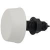 Herga 6433-CZZZ Pulsante D'Aria Filettato HS 0,8" FD 2" - Bianco