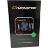 MONSTER AURICOLARE BLUETOOTH 5.2 CUFFIA WIRELESS STEREO XKT01 NERO CON MICROFONO