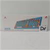 ABKO AN08 Ice Cube Kyle Asse Ottico Guarnizione LED Tastiera Gaming Blu Click