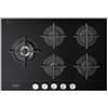 De Longhi Piano cottura gas 5 zone LIFE Nsl 575D Ncm Black (75cm)