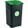 Stefanplast Pattumiera differenziata (50Lt) ECOGREEN Nero e Verde 70651