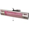 Sonnenstrahl Faretto a Onde Corte IR Basic, 1500 Watt, Protezione IP55, con Supporto inclinabile per Montaggio a Parete