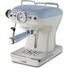 Ariete Macchina Caffè Espresso Design 1389 Polvere e Cialde 850W Vintage Celeste