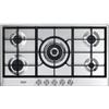 De'Longhi DE LONGHI Nsl 590D X Piano cottura gas 5 Fuochi LIFE Inox 90 cm