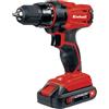 Einhell TRAPANO AVVITATORE A BATTERIA 'TC-CD 18-2 LI' 18V - batteria 1,5 Ah Li-Ion