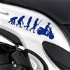 Kit 2 adesivi Evoluzione compatibili con Honda SH 125 scegli colore cod. 2028