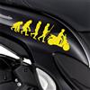 Kit 2 adesivi Evoluzione compatibili con Honda SH 125 scegli colore cod. 2028