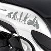 Kit 2 adesivi Evoluzione compatibili con Honda SH 125 scegli colore cod. 2028