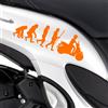 Kit 2 adesivi Evoluzione compatibili con Honda SH 125 scegli colore cod. 2028