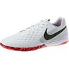 NIKE React Legend 8 PRO IC, Sneaker Unisex-Adulto, Bianco (White/Black-Grey Fog-BRT Crimson-Ghost Green), 44.5 EU