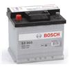 Bosch Batteria Auto Bosch S3 003 45 Ah Ampere EN 400A 12V Positivo SX Pronto Uso