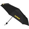 safta BATMAN GAME OVER - Ombrello pieghevole manuale, 8 pannelli, aste metalliche, comodo e versatile, qualità e resistenza, 24-56 cm, materiale poliestere, Nero, M, Casual