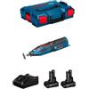 Bosch Powertools Utensile Multifunzione BOSCH GRO 12V-35 (2 x 6,0 Ah + GAL12V-40 + L-Boxx 102)