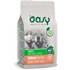 Oasy monoproteico salmone cane adult medium large 12kg crocchette per cani pesce