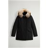 Woolrich Arctic Raccoon Parka Con Pelliccia Removibile Nero - Taglia S Donna